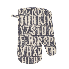 Рукавица-прихватка Лён Наш Лофт Синий