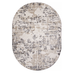 Ковер Merinos f053 Tornado beige 100x200 Oval Меринос