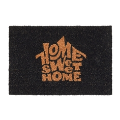 Коврик home sweet home thiam (laredoute) черный