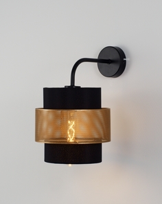 Бра moderli v10489-1w gela (stoolgroup) черный 21x33x29 см.