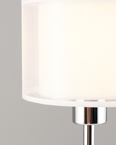 Лампа настольная moderli v10497-1t room (stoolgroup) серебристый 18x39x18 см.