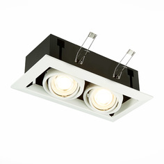 Встраиваемый светильник st luce встраиваемые светильники st250.558.02 (st luce) черный