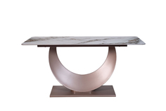 76ar-7838-stol/ob стол обеденный иск.камень белый 180*90*76см (garda decor) белый