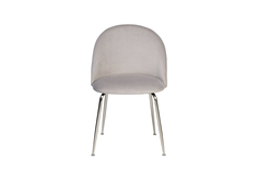 30c-301-1s gre стул велюр серый, хром. ножки 50*53*77см (garda decor) серый