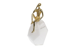 55rd4346m статуэтка мечтатель 10*9*19см (garda decor) золотой