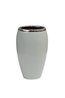 18h2373m- ser ваза керамическая серая d15*24см (garda decor) серый