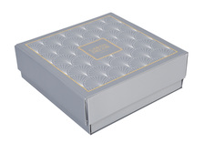 Gd-kp коробка для постельного белья/подарочная garda decor (garda decor) серый