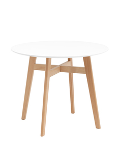 Стол обеденный target circle 90*90 белый (stoolgroup) белый 90x75x90 см.