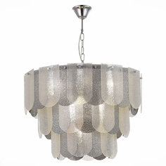 Люстра подвесная st luce erzo sle1125-103-12 (st luce) серый
