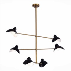 Люстра подвесная st luce minne sl1801.303.06 (st luce) черный 1 см.