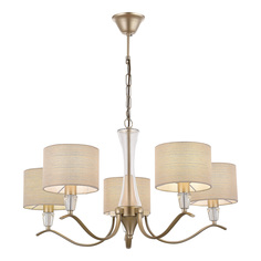 Люстра подвесная st luce cassia sle1126-203-05 (st luce) бежевый