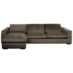 Модульный диван vibe (левый) telas, mod interiors (mod interiors) серый 166x81 см.