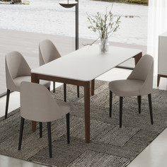 Обеденный стол marbella, mod interiors (mod interiors) белый 80x75 см.