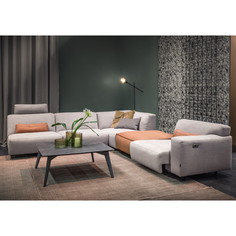 Модульный диван vogue std motion telas, mod interiors (mod interiors) серый 244x74 см.