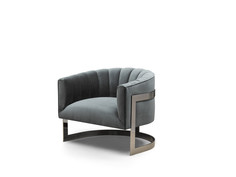 Кресло vivienne vivienne, fratelli barri (mod interiors) серый 71x73 см.