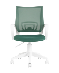 Кресло офисное topchairs st-basic-w зеленый крестовина пластик белый (stoolgroup) зеленый 63x89x60 см.