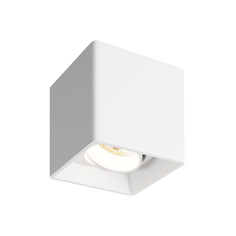 Dk3080-wh светильник накладной ip 20, 10 вт, gu5.3, led, белый/белый, пластик (denkirs) белый