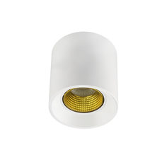 Dk3090-wh+ye светильник накладной ip 20, 10 вт, gu5.3, led, белый/желтый, пластик (denkirs) белый