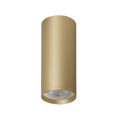 Dk2051-sg накладной светильник, ip 20, 15 вт, gu10, матовое золото, алюминий (denkirs) золотой