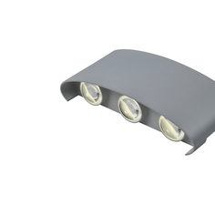 Светодиодный настенный светильник moderli v1890-wl madison led*6w (stoolgroup) белый 17x8x4 см.