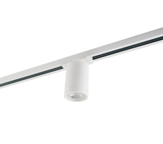 Dk6501-wh трековый светильник ip 20, 10 вт, gu10, led, белый, пластик (denkirs) белый