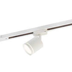Dk6400-wh трековый светильник ip 20, 5 вт, led 4000, белый, алюминий (denkirs) белый