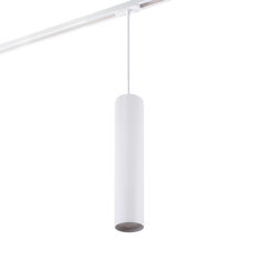 Dk6210-wh трековый светильник ip 20, 15 вт, gu10, белый, алюминий (denkirs) белый