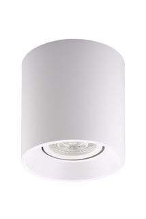 Dk3040-wh светильник накладной ip 20, 10 вт, gu5.3, led, белый, пластик (denkirs) белый