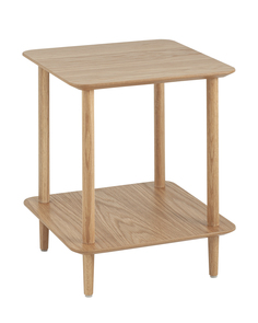 Журнальный столик stiff 40*40 светлое дерево (stoolgroup) коричневый 40x50x40 см.