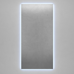 Прямоугольной зеркало большое с холодной подсветкой halfeo nf led xl (genglass) серый 96x196x3 см.