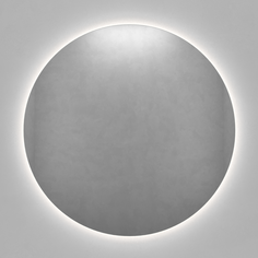 Круглое зеркало с нейтральной подсветкой rauntel nf led m (genglass) серый 2 см.
