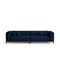 Диван case (the idea) синий 308x80x94 см.