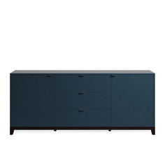 Комод case (the idea) синий 184x78x40 см.
