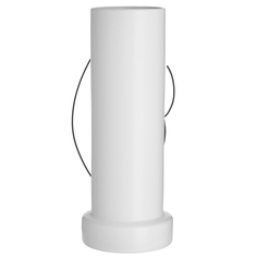 Ваза face (to4rooms) белый 16x34x13 см.