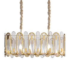 Люстра milosh 0810cl-10gd (milosh) золотой