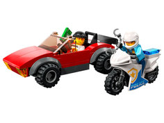 Конструктор Lego City Полицейская погоня на байке 59 дет. 60392