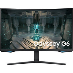 Монитор Samsung 32 Odyssey G6 S32BG650EI черный VA LED 16:9 HDMI M/M полуматовая HAS Piv 350cd 178гр/178гр 2560x1440 (LS32BG650EIXCI)