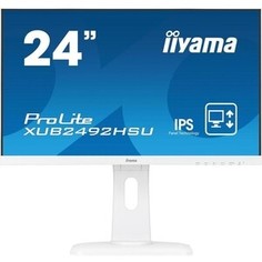 Монитор Iiyama 23,8 ProLite XUB2492HSU-W1 1920x1080 IPS LED 16:9 4ms VGA HDMI DP 2*USB2.0 5M:1 1000:1 178/178 (XUB2492HSU-W1)