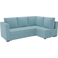 Угловой диван Mebel Ars Мансберг (голубой Luna 089)