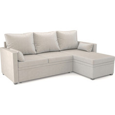 Угловой диван Mebel Ars Париж (бархат бежевый STAR VELVET 6 LIGHT Beige)