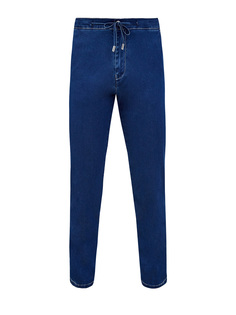 Окрашенные вручную джинсы с поясом на кулиске Canali
