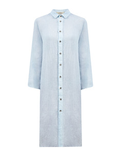 Легкое платье-рубашка из льняной ткани Gran Sasso