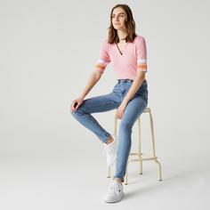 Женские джинсы с высокой талией Lacoste SKINNY FIT