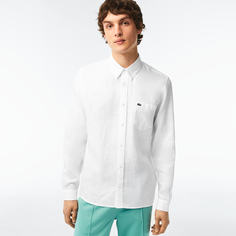 Льняная рубашка Lacoste Regular Fit Unisex