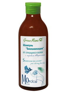 Шампунь GREEN MAMA Биоламинация 400 мл