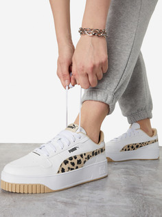 Кеды женские PUMA Carina Street Animal, Белый