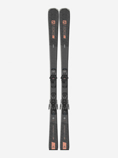 Горные лыжи женские + крепления Salomon E S/Force W 5, Серый
