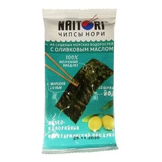 Чипсы нори Naitori с оливковым маслом, 3 г