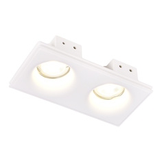 Встраиваемый светильник из гипса st luce встраиваемые светильники st254.328.02 (st luce) белый