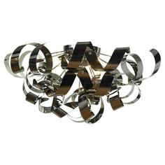 Потолочная люстра lussole briosco lsa-5907-09 (lussole) серебристый 400 см.